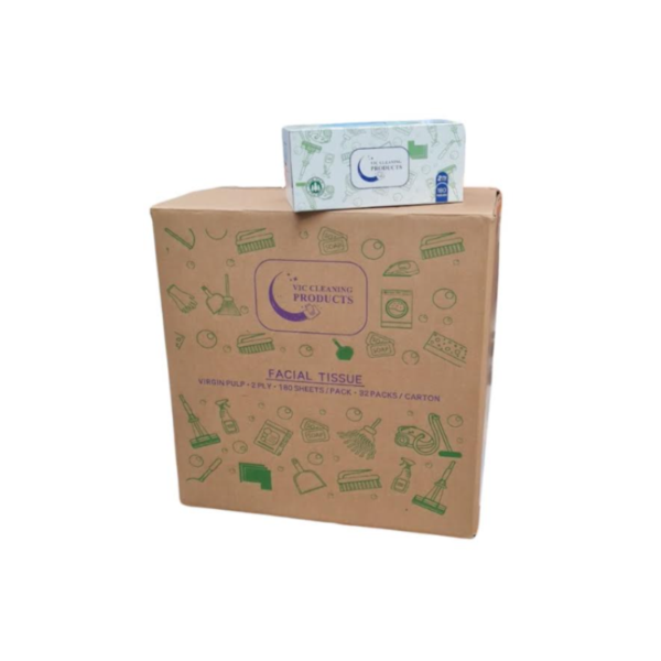 VCS Facial Tissues 180 sheet 2ply x 32 boxes VCS Facial Tissues 180 sheet 2ply x 32 boxes