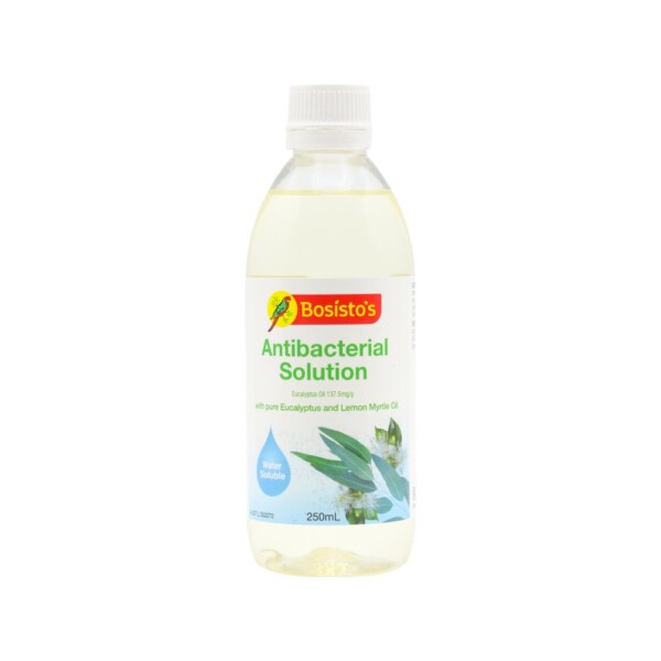 Bosistos 250mL Antibacterial Solution Pure Eucalyptus and Lemon Myrtle Oil
