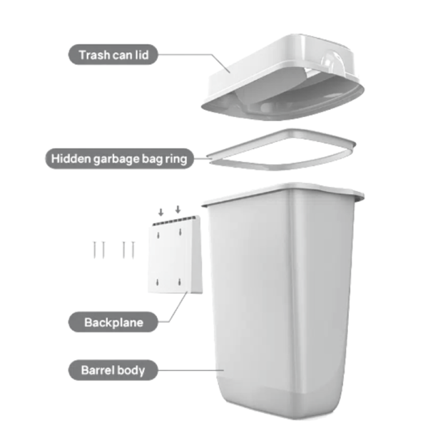 Dolphy PP Plastic 32 Litre Durable Bin