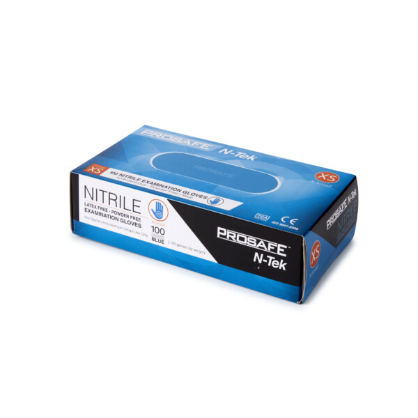 ProSafe N-Tek Blue Nitrile Examination Gloves x 2000pcs ProSafe N-Tek Blue Nitrile Examination Gloves x 2000pcs