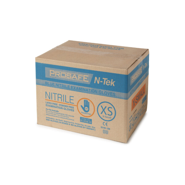 ProSafe N-Tek Blue Nitrile Examination Gloves x 2000pcs ProSafe N-Tek Blue Nitrile Examination Gloves x 2000pcs