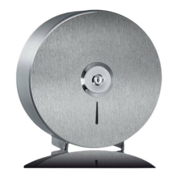 Gentility Stainless Steel Lockable Jumbo Toilet Roll Dispenser
