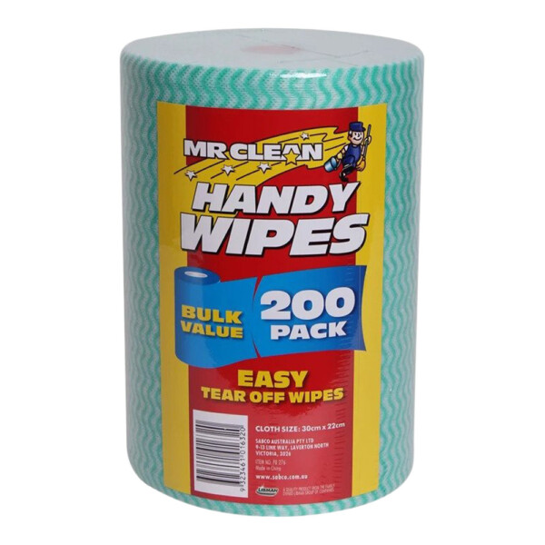 Mr. Clean Extra Strong Handy Wipes Roll – 200 sheet