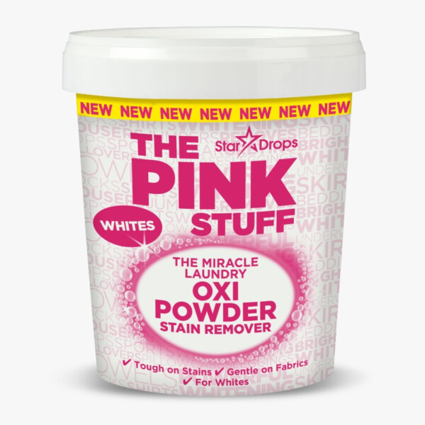 The Pink Stuff Oxi Powder (for whites) 1kg bucket for white