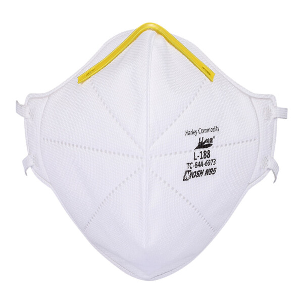 Harley N95 Level 3 Fluid Resistance NIOSH-Certified Respirator 20pk Harley N95 Level 3 Fluid Resistance NIOSH-Certified Respirator 20pk