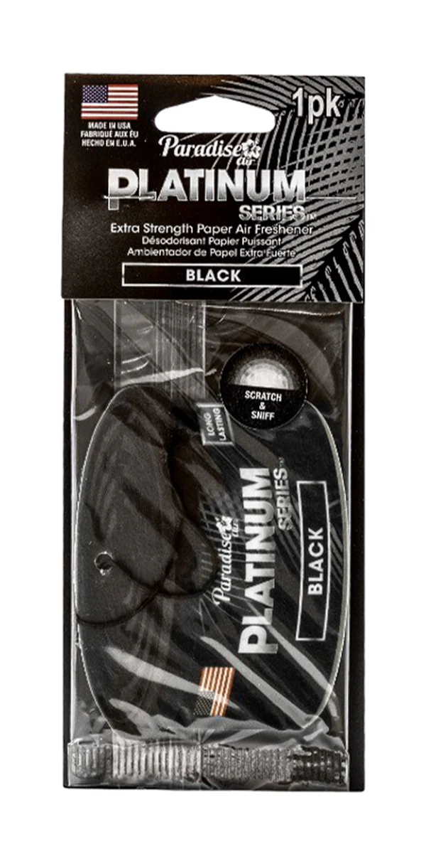 Paradise Air Paper Air Freshener - Black Paradise Air Paper Air Freshener - Black