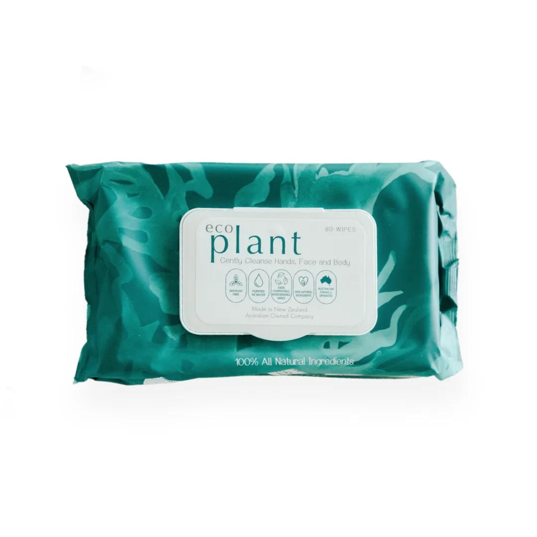 LuvMe Haleco Eco Plant Wipes 80 pack LuvMe Haleco Eco Plant Wipes 80 pack