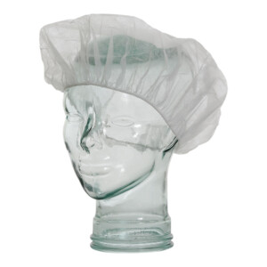 Ultra Health Crimped White Hair Nets Bouffant Caps Round 21” (1000 units)
