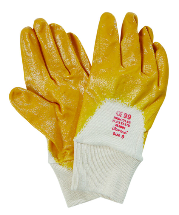 HERCULES Nitrile Lightweight Open Back Knit Wrist x 12 pairs per pack
