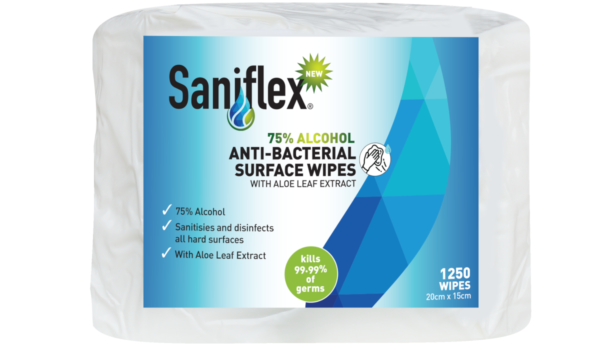 Saniflex 75% Alcohol Antibacterial Surface Wipes Saniflex 75% Alcohol Antibacterial Surface Wipes