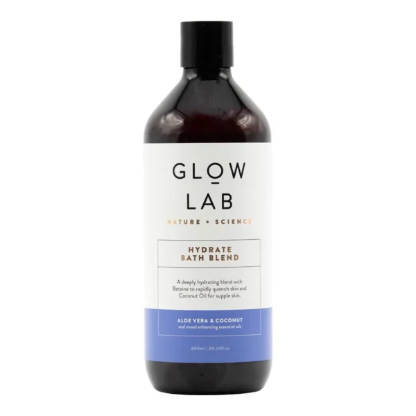 Glow Lab Hydrate Bath Blend Aloe Vera & Coconut 600ml Glow Lab Hydrate Bath Blend Aloe Vera & Coconut 600ml