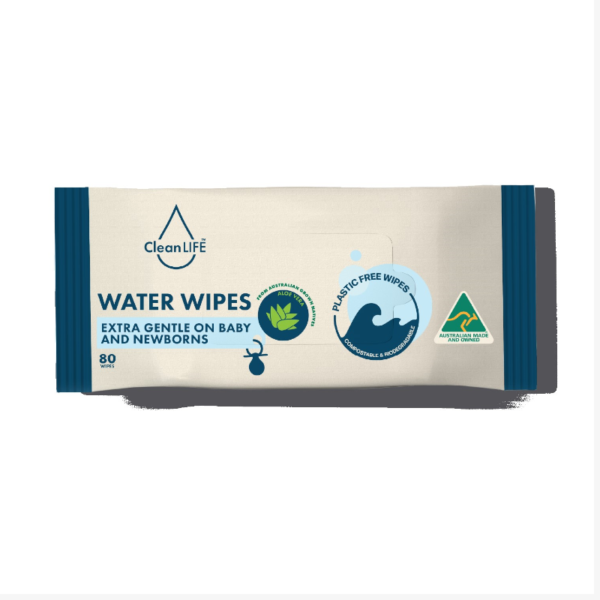 CleanLife Extra Gentle Baby Water Wipes 80 sheets x 8 packs water-wipes