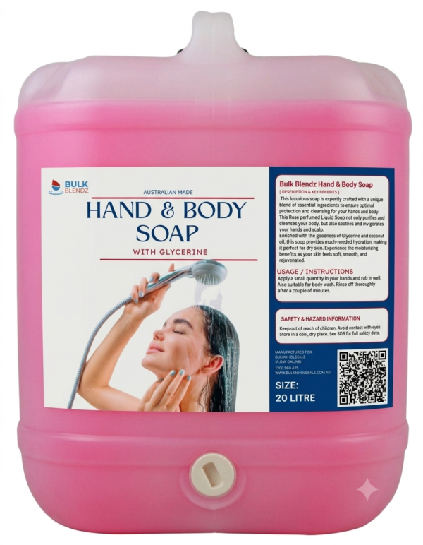 HBS20-P Bulk Blendz Hand and Body Soap Liquid with Glycerine