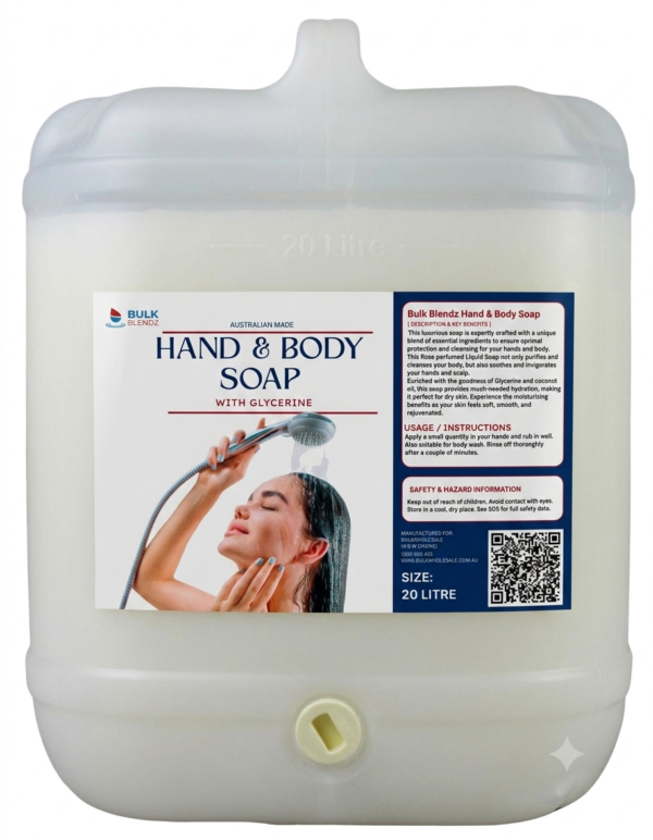 HBS20-W Bulk Blendz Hand and Body Soap Liquid with Glycerine