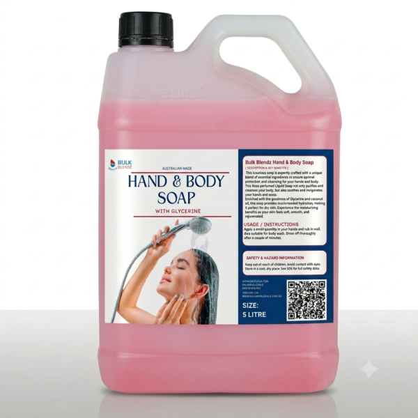 HBS5-P Bulk Blendz Hand and Body Soap Liquid with Glycerine