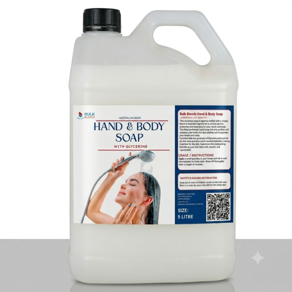 HBS5-W Bulk Blendz Hand and Body Soap Liquid with Glycerine