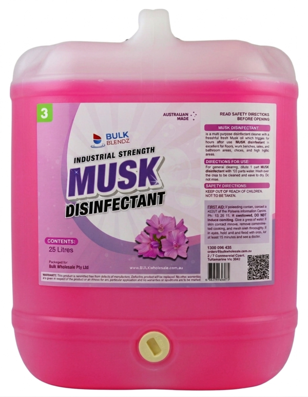 Musk Disinfectant 25 Litre