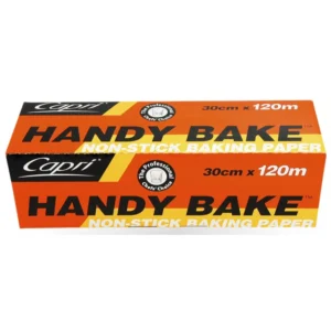 Capri Silicone Baking Paper Handy Bake Roll White 30cm x 120m Capri Silicone Baking Paper Handy Bake Roll White 30cm x 120m