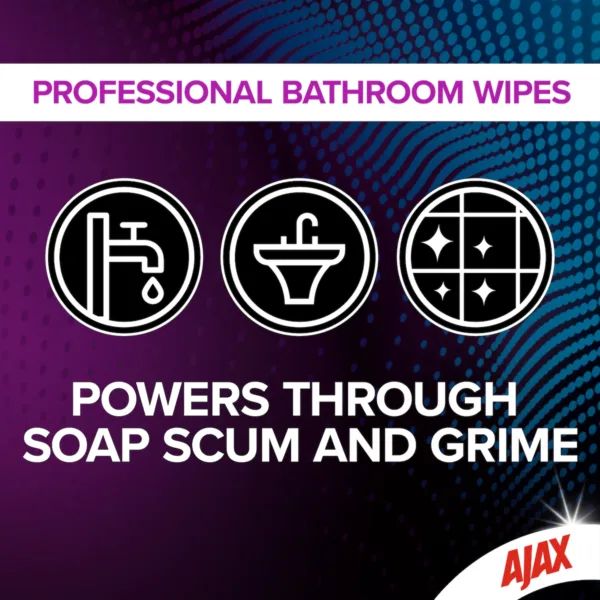 905211_9-600x600 Ajax Professional Bathroom Cleaning Wipes 90 pack x 4