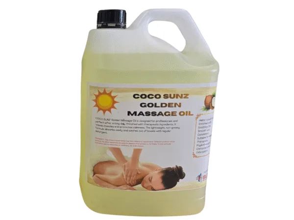 Coco Sunz Golden Therapeutic Massage Oil by Bulk Blendz