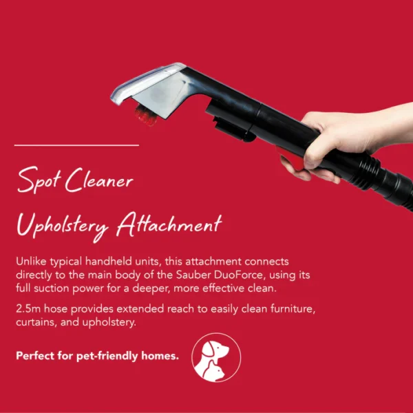 Sauber DuoForce Carpet Shampooer with Dual Rotating Brushes
