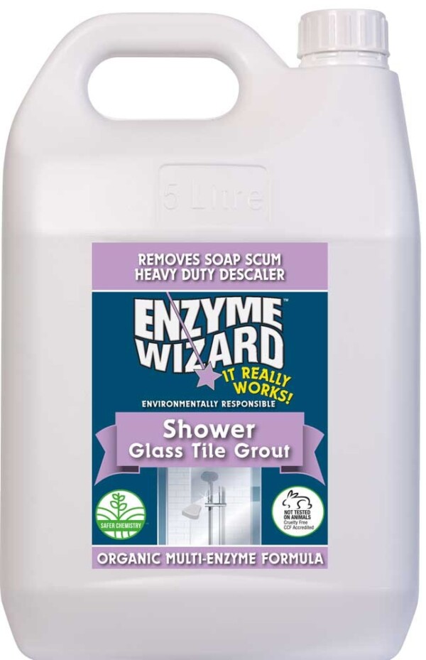 Enzyme Wizard Shower – Glass / Tile and Grout Enzyme Cleaner