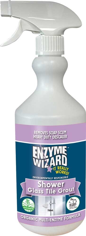 Enzyme Wizard Shower – Glass / Tile and Grout Enzyme Cleaner