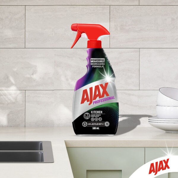 778259_8 Ajax Professional Kitchen Cleaner Disinfectant Trigger 500mL