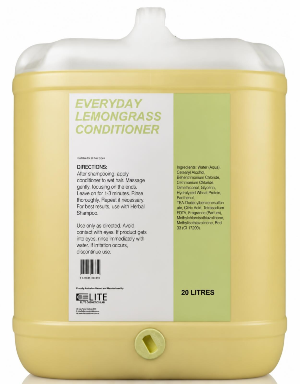 ECL-LEMG-CON20 ECL Lemongrass Scented Shampoo and Lemongrass Conditioner