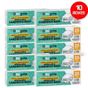 Biogone Landfill Biodegradable Ziplock Sandwich Bags Biogone Landfill Biodegradable Ziplock Sandwich Bags