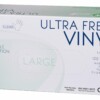 468406 Large-Clear Ultra Fresh Disposable Vinyl Gloves x 1000 per carton