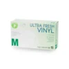 468406 Med-Clear Powdered Ultra Fresh Disposable Vinyl Gloves x 1000 per carton