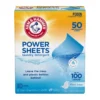 3-2edb0d3fc6-arm-and-hammer-power-sheets-laundry-detergent-50-sheets-box Arm & Hammer Power Sheets Laundry Detergent Fresh Linen 50 Sheets x 6