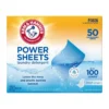 4-c30f412428-arm-and-hammer-power-sheets-laundry-detergent-sheets-close-up Arm & Hammer Power Sheets Laundry Detergent Fresh Linen 50 Sheets x 6