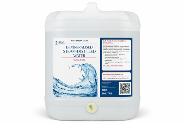 DW20 Bulk Blendz Demineralised Steam Distilled Water