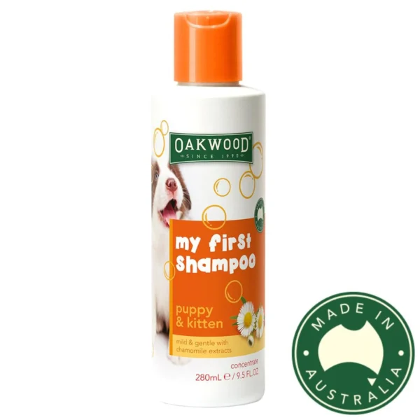 P-ITA-OWDGKITSHMP Oakwood My First Shampoo Puppy & Kitten with Chamomile Extracts 280ml